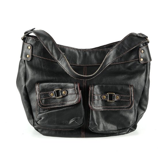 Emilie M | Bags | Emilie M Buttery Soft Black Hobo Satchel Shoulder Bag ...